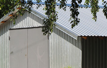 repairing Cornhill On Tweed metal garage roofing
